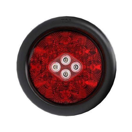 Abrams Fiesta 4" Round LED Combo Stop Tail Turn & Reverse Light Fiesta-R12